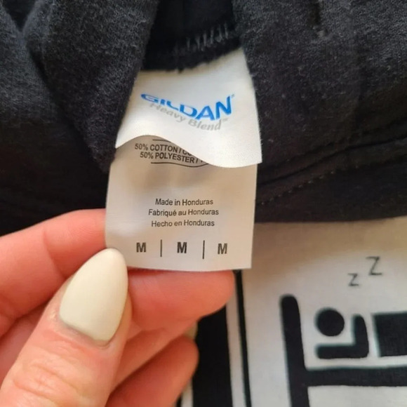 EAT,  SLEEP, ANIME pullover hoodie, Size M - Picture 6 of 7